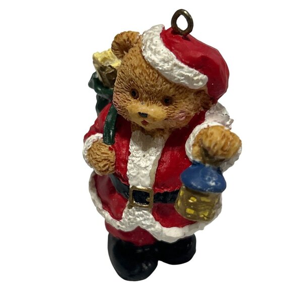 Assorted Christmas Bear & Santa Ornaments, Bundle of 5 - Picture 8 of 9